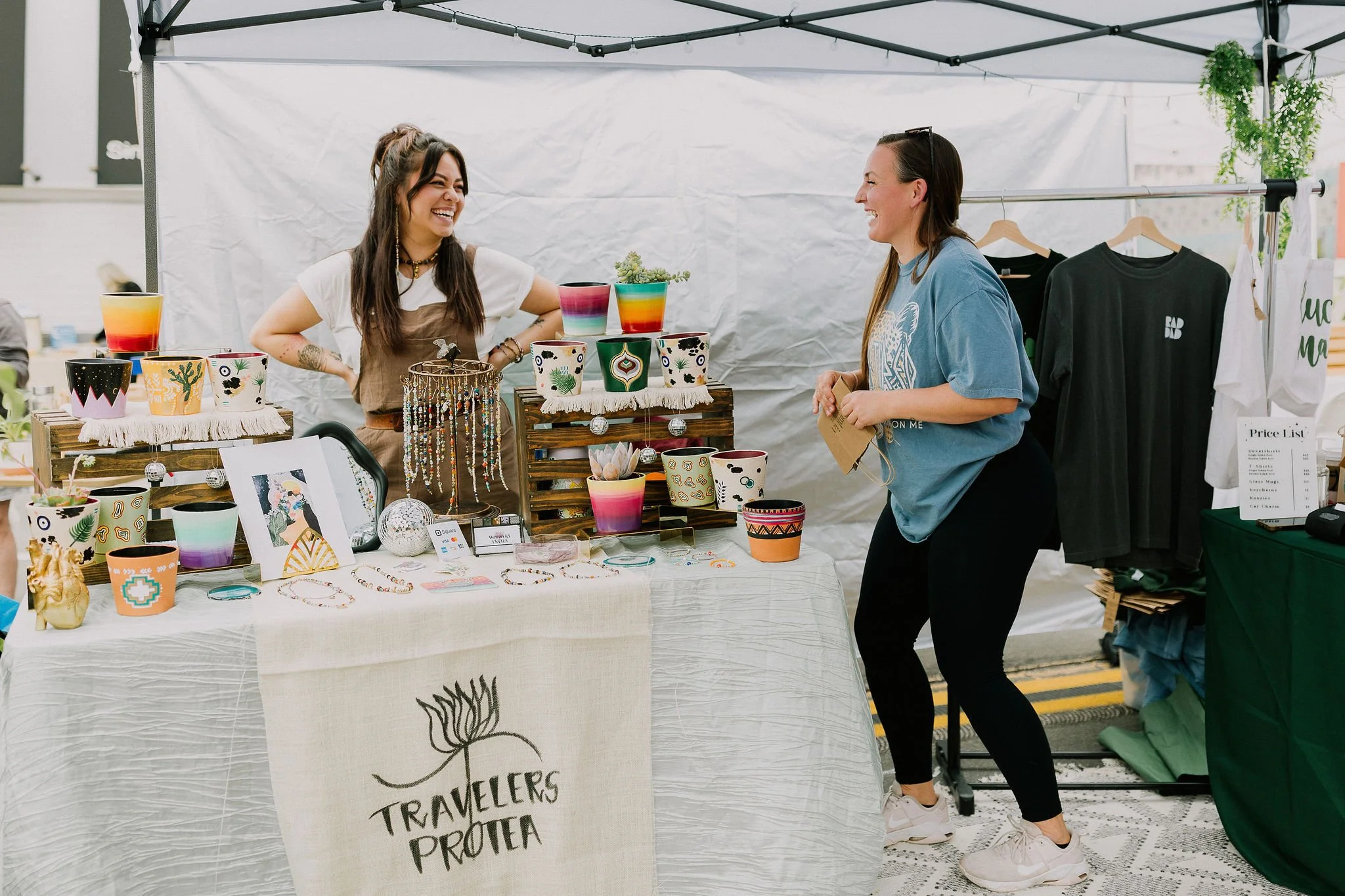 Coastal Pottery Studio booth